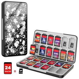 ATiCSwitch2/1/Lite/L@ELf\tgP[XJ[h[P[X\tg24/MicroSD24Ɏ[ϏՌyʖho^ѕ֗Xv3Black&White