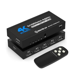 HDMIؑ֊51o̓ZN^[4K60HzIRRt18.5GbpsPS4ProDVDv[[HDTVΉHDMI2.0bAHDCP2.2A1080PAHDR10A3DT|[g
