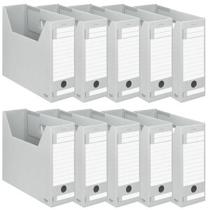 コクヨファイルボックスDタイプ収納幅94mmA410個グレー