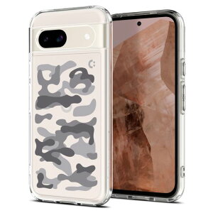 Spigen�R���{���[�V����Pixel8a�P�[�X�N���A�X�g���b�v�z�[���ČRMIL�K�i�E���g���E�n�C�u���b�hACS07609-XP04101(�N���X�^���E�N���A/�~���^���[�E�J���E�u���b�N)