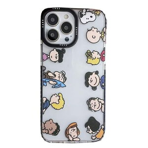 スヌーピーiPhone16用ケーススマホケースiPhone16用カバーバンパーかわいい衝撃吸収レンズ保護ケースアイフォン16対応6.1インチB