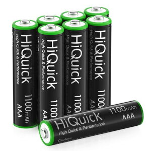 HiQuick�[�d�r�P4�j�b�P�����f�d�r���e��1100mAh8�p�b�N��1200��g�p�\�\�[���[���C�g�悤1.2Vni-mhaaa�P�l