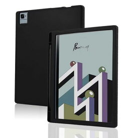 【対応BOOXTABULTRACPRO10.3インチシリカゲルケースと互換性あBOOXTAB1010CPRO10.3インチりソフトシリコンバックシェルほごシェルTABULTRA10.3インチペン溝付きタイプケースカバーブラック