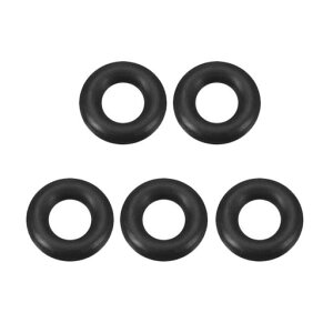 Ofowin5個入りOリングニトリルゴム6mmx12mmx3mmブラックオーリング6mmの内径12mmの外径3mm幅円形シールガスケット耐熱耐油防水耐摩耗性車エアコン各種機器のガスケットに機械修理完全密封