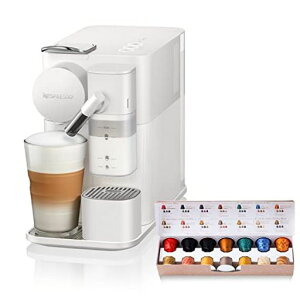 ネスプレッソカプセル式コーヒーメーカーラティシマ・ワンプラスポーセリンホワイト水タンク容量1Lミルクレシピ対応F121-WH-W