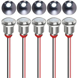 Kiligen5��12mmAC/DC12-24VLED�h���C���W�P�[�^���C�g�p�C���b�g���C�g�V�O�i���C���W�P�[�^(�z���C�g)