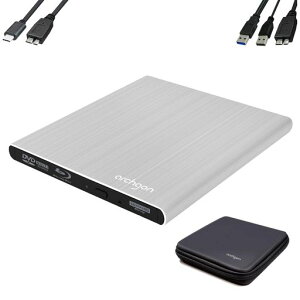 ArchgonUSB3.1OtCD/DVD/Blu-ray/UHDhCuUltraHD4KRecUHDBDĐΉu[ChCuA~➑̃|[^uیP[XtWindows/MacΉUSB-A
