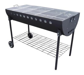 尾上製作所(ONOE)ドラム缶コンロ1200DR-1663[焚き火台キャンプ用品バーベキューコンログリルBBQ七輪ブラック大型]