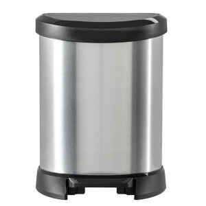 CURVER(カーバー)Deco(デコ)ペダルビンセミラウンド5L|ふた付きペダル式ダストボックスゴミ箱リサイクルプラスチック製軽量へこみにくいさびにくい指紋がつきにくいお手入れ簡単CV-032