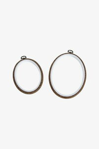 DMCフレーム楕円形縦13.5x横10cmWOODMV0034-135