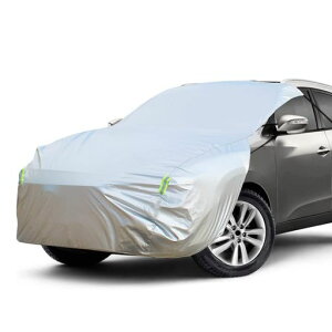 LINFENボンネットカバー車カバー裏起毛タイプハーフカバーボンネット保護カバー車フロントガラスカバーカーフロントカバー凍結防止カバーハーフボディカバーカーカバー自動車カバー防…