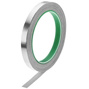 サムコス導電性アルミ箔テープ両面導電耐熱防水強粘着導電性アルミテープ静電気除去厚手アルミテープ(長さ20mx幅10mmx厚さ0.1mm)