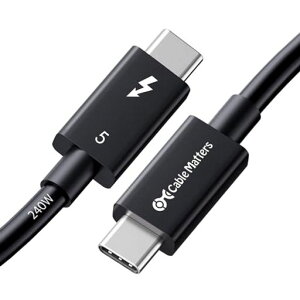 [IntelF]CableMatters80GbpsThunderbolt5P[u-1mA[ő120Gbpsш敝u[XgE240W[dE8K/4K540Hz]AT_[{g5P[uAThunderbolt