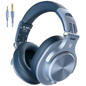 OneOdioA71モニターヘッドホン有線密閉型オーバーイヤーヘッドホンリケーブル対応3.5/6.35mmジャックヘッドフォン低音DTMレコーディングミックスマスタリングDJ宅録