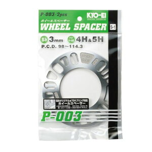 KYO-EI[iY]WheelSpacer[3mm4/5H]PCD98-114.3[:2]P-003-2P
