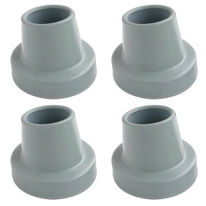 HiLiBoomゴム足スロープ交換用脚4個シャワーチェアバスシート介護用品風呂椅子浴槽移動ベンチ用滑り止め防水シャワーチェアシャワースツール金属挿入部品椅子足キャップ(グレー28.6mm)