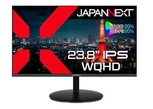 JAPANNEXT23.8�C���`���j�^�[WQHD2560x1440�𑜓xIPS�f�B�X�v���C(HDMI/DisplayPort/VESA�Ή�/�u���[���C�g�J�b�g)JN-IPS2380FLWQHD-N