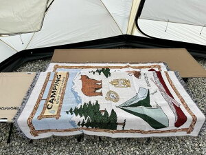 PeelForst�L�����v�̃e���g���ȂǂŎg���邨�����ȃA�E�g�h�A�u�����P�b�g.�Ԓ���130X160cm