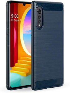 LGVELVETL-52AケースdocomoL-52Aソフトケース【ELMK】ソフトTPUシリコーン素材保護カバーLGVELVETL-52A対応(ブルー)