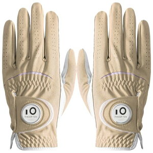 ゴルフグローブメンズ天然羊革とミクロファイバーレザーの組み合わせ柔らかめ伸縮性通気性耐摩耗性滑りにくいグリップ両手雨汗に強い全天候モデルゴルフウェアゴルフマーカー付き((…