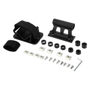 XAUTOHAUX1セットのユニバーサルクイックリリース自転車フォークマウントラックセット屋根キャリアマウントネジストラップアルミニウム合金防食性