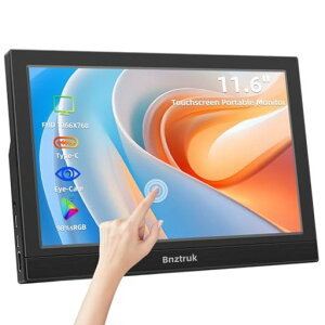 11.6�C���`�^�b�`���o�C�����j�^�[Bnztruk���^�y��HDR���o�C���f�B�X�v���CIPS�p�l��FHD1366x768PC���j�^�[USBTypeCHDMI�|�[�g�m�[�g�p�\�R��Computer/Laptop/RaspberryPi