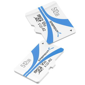 SABRENTMICROSDJ[h512GBX2܂SDXCJ[hV30A[J[hAUHS-II[J[hAPS5EPS4EMacbook̑̃foCXōő100MB/sb̍](SD-MQ30-512X2)