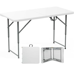折りたたみテーブルアウトドア180cm150cm120cm屋台テーブル大きいガーデンテーブルダイニングテーブルコンパクト収納簡単組立オリタタミテーブルアウトドア庭BBQファミリーキャンプパーテ…