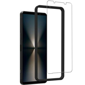 �y2���Z�b�g+�K�C�h�g�t���zKPNS���{�f�ސ��Ή�Xperia1VI��6����SO-51ESOG13XQ-EC44/Xperia1VIISO-51F/XQ-FS44�p�̃K���X�t�B���������K���X�ی�t�B����