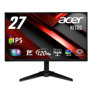 AcerNitroQ[~Oj^[27C`ChtHDIPS120Hz1ms(VRB)sRGB99%AdaptiveSyncubNu[XgHDMI1.4DisplayPort1.2Xs[J[