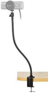 AceTaken25インチフレキシブルデスクトップジョーロングアームクランプマウントホルダースタンドLogitechMXBrio4KBrio4KBrio500ウェブカメラに対応