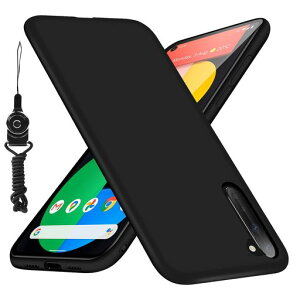 OPPOReno3Aケース耐衝撃TPUシリコンカバー薄型スリム磨り表面指紋防止カバー柔らかい裏地ネックストラップ米軍MIL規格ワイヤレス充電対応ストラップホール付き黄ばみなしレンズ保護滑り…