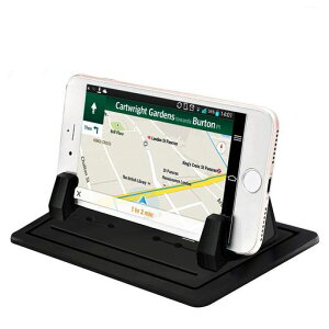 スマホホルダーシリコン製スマホ車載ホルダーGPS用クリップホルダー滑り止めスマホスタンド水洗い可ダッシュボード/卓上など適用iPhone・Android各種スマートフォンインチまで多機種対応…
