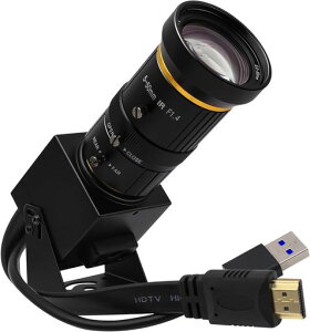 HDMIUSBカメラRabbitroom4K60FPSwebカメラUSB3.010倍光学ズーム5-50mmマニュアルフォーカスズームカメラ2倍デジタルズームウェブカメラWebカメラパソコンカメラ望遠カメラストリーミング