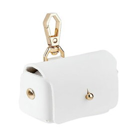 SUPERFINDINGSホワイトドッグリングベアラーホルダーレザーピローボックスペットカラーウェディングポーチプロポーズ用ギフト婚約用品