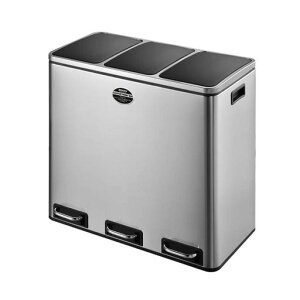 �_���g��(Dulton)3�R���p�[�g�����g�r��54L18Lx3���Ԓ��̒�Ԃ�˂��l�߂��X�e�����X���S�~���ӂ��t����^���ʃy�_��������560mm��610mm���s355mmK855-1203-3