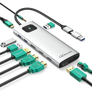 GiGimundoLK1010-in-1hbLOXe[VDisplaylinkΉfA4K60Hzo3xUSB3.2Gen210Gbps/2xHDMI(4K@60Hz)/USB-CPD100W