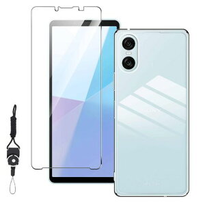 Nutmeg【1+1】Xperia10VIガラスフィルム+Xperia10VIケースクリアカバーSO-52E保護フィルム硬度9H強化ガラス気泡ゼロ高透過率SOG14保護カバーTPU素材全透明薄型軽量防指紋