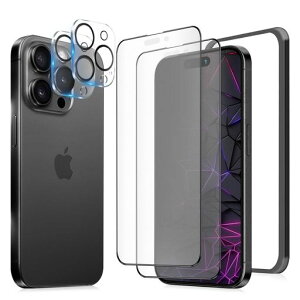 MINIKA�y�A���`�O���A�t�B�����ziPhone15Pro�p�̕ی�t�B�������炳�炢Phone15Pro�K���X�t�B�����A���`�O���A���˖h�~�A�C�t�H��15�v���t�B�����T���T���w��h�~�S�ʕی썂���x�^�b�`