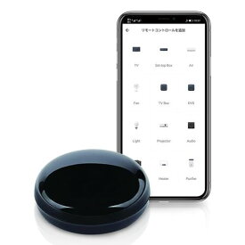 スマート リモコン 家電 コントローラ スマート学習リモコン WIFI付き 赤外線全方向 遠距離操作 AMAZON ALEXA/GOOGLE HOME対応 操作簡単 日本語説明書付き