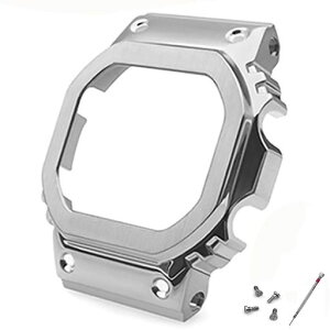 [Zealbeaty]V4.0�p�R���p�`�u��G-SHOCK�X�e�����X�X�`�[���H�b�`�P�[�X��DW5600GW-B5600�ADW-5000�ADW-5030�x�[��(�x�[��DW5600��)