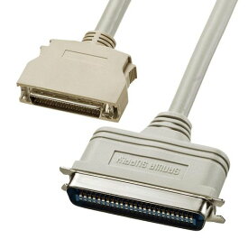 サンワサプライSCSIケーブル1mライトグレーKB-SPC1K