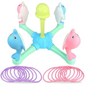 CORPERTOYS輪投げ輪投げゲームおもちゃおもちゃセットイルカシリーズわなげ投げゲーム輪16個ファミリーゲームファミリースポーツ親子ゲーム子供プレゼントクリスマス
