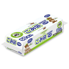 オルディ(Ordiy)ゴミ袋45L半透明50枚入取り出しやすいコンパクト収納コンパクトボックスCB-45-50