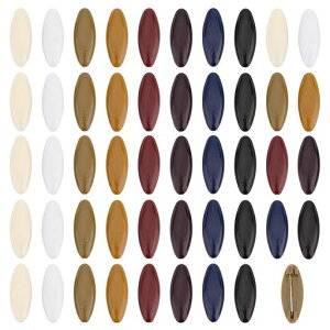 OLYCRAFT48個スカーフ安全ピン安全ピンプラスチックブローチハンカチーフピンヒジャーブサリピンブローチピンショールピンオーバル取り外し可能調節可能アクセサリープレゼント