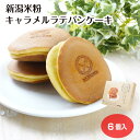 新潟米粉 キャラメルラテパンケーキ 6個入 個包装 新潟 お土産 米粉 お菓子 洋菓子 スイーツ パンケーキ 新潟土産