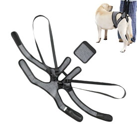 犬用 歩行補助ハーネス 後ろ足用 介護用ハーネス ペット用 リフトサポート 胴輪 調整可能 安定性 サポート 散歩 階段 昇降 乗り降り ペット用品 中型犬 大型犬 シニア犬