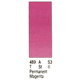 Winsor＆Newton プロフェッショナル ウォーターカラー ハーフパン 489 パーマネント マゼンタ
