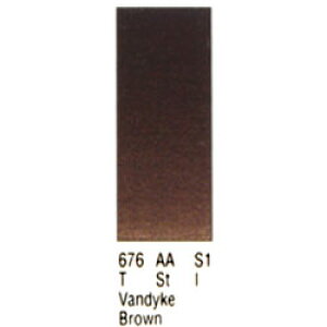 Winsor��Newton �v���t�F�b�V���i�� �E�H�[�^�[�J���[ �n�[�t�p�� 676 �o���_�C�N �u���E��