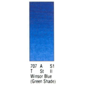 Winsor＆Newton プロフェッショナル ウォーターカラー ハーフパン 707 ウィンザーブルー グリーンシェード